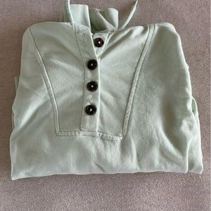 Lightweight mint hoodie